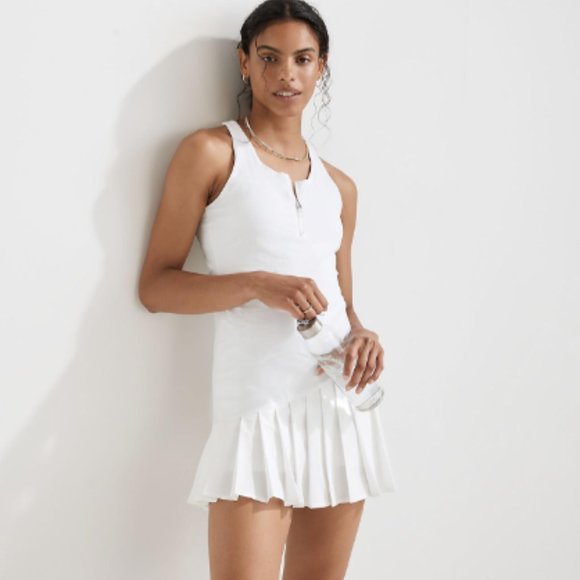 Outdoor Voices Dresses & Skirts - Outdoor Voices Ace Pleated Tennis Dress In White